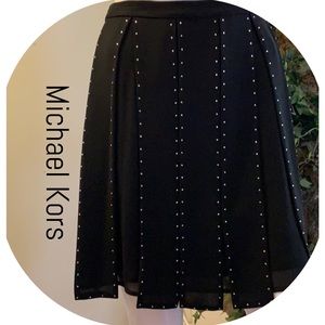 Michael KORS Sexy Swing Stud Flapper Style Skirt